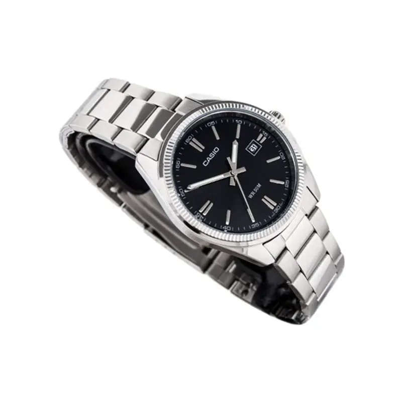 Casio Enticer Black Dial Timekeeping Men's Watch- MTP-1302D-1A1V